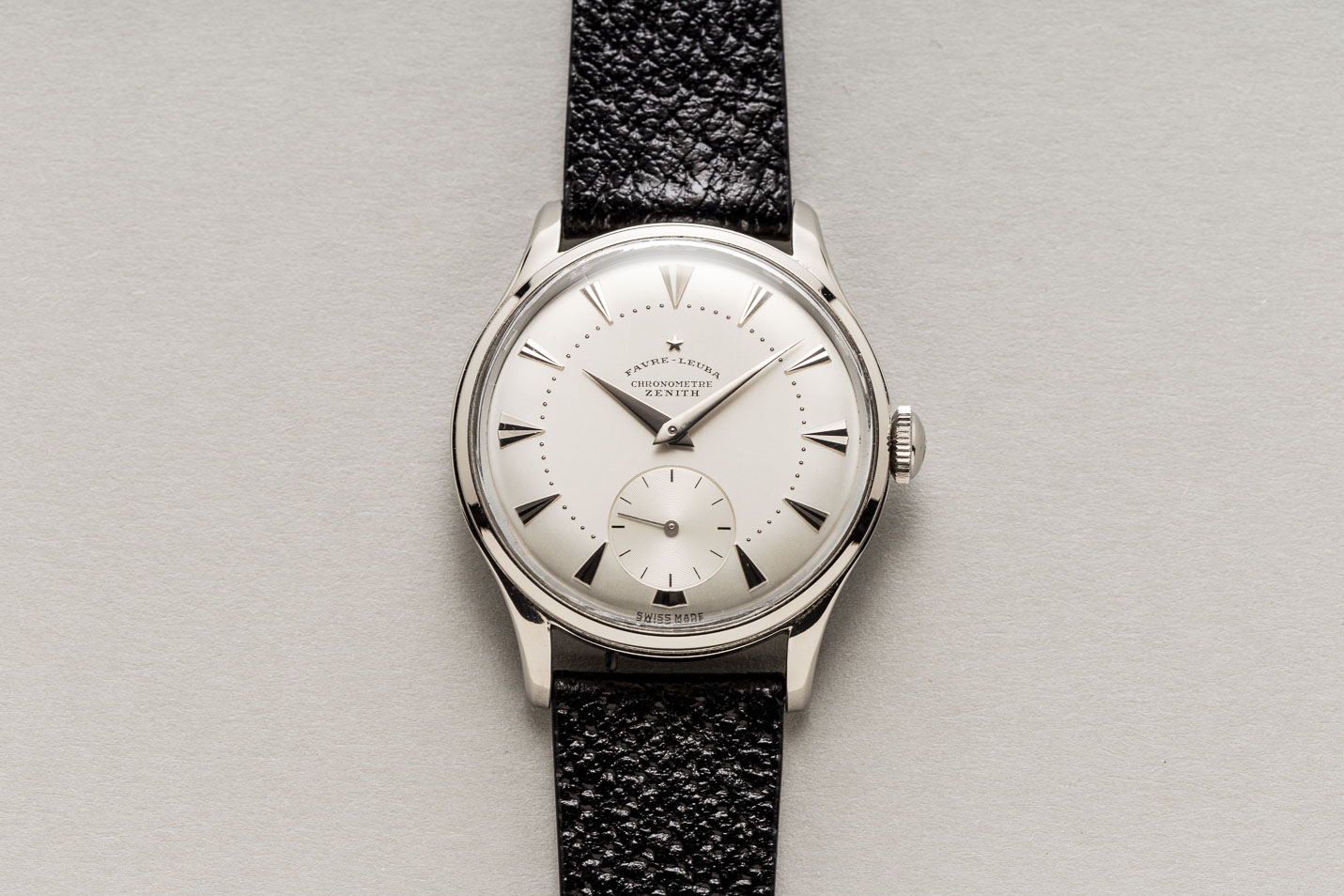 Zenith Favre Leuba 135 Chronometer Vintage Wristwatch - Shuck the ...