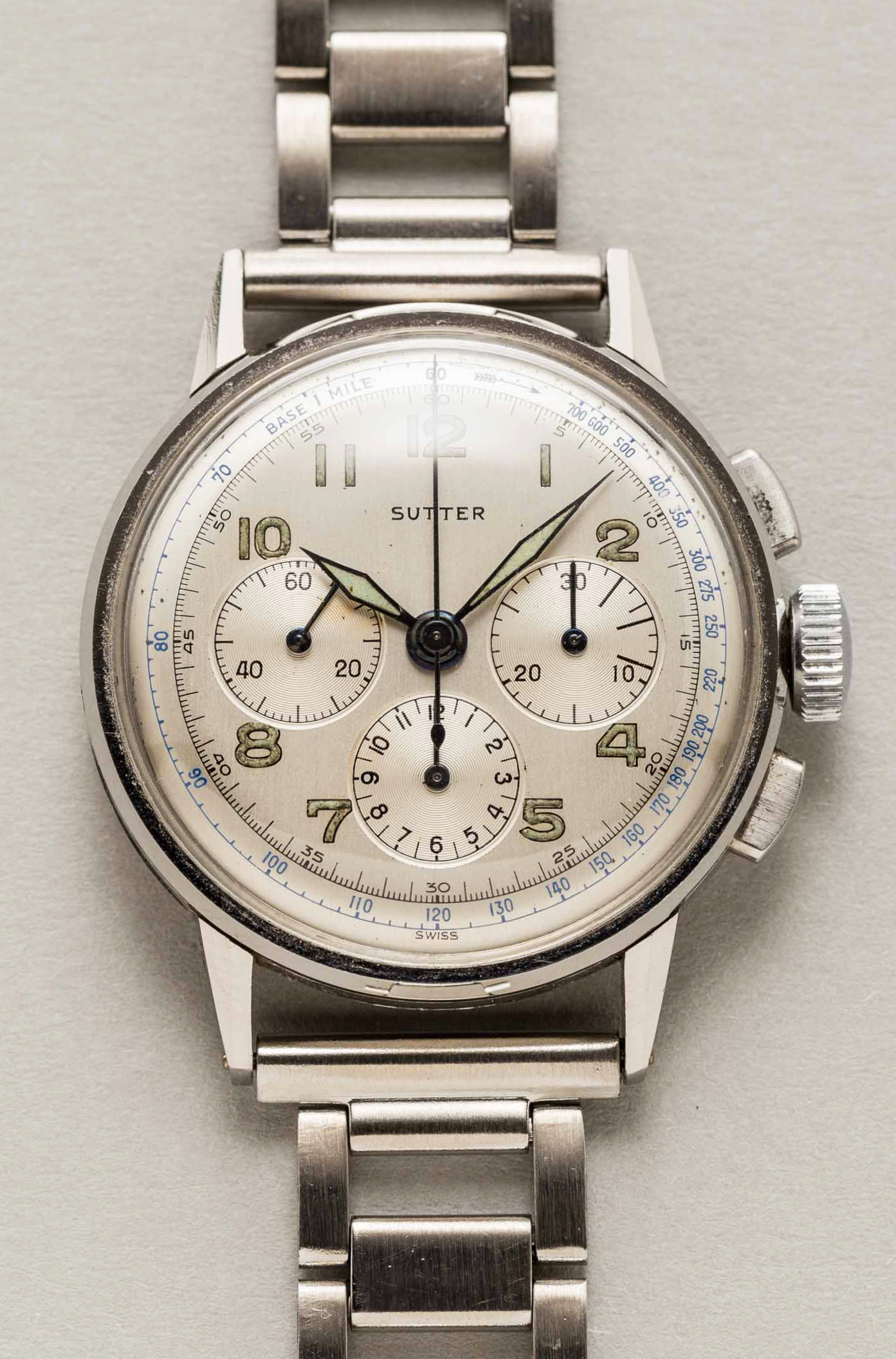 Sutter Vintage Chronograph 321 - Shuck The Oyster Vintage Watches