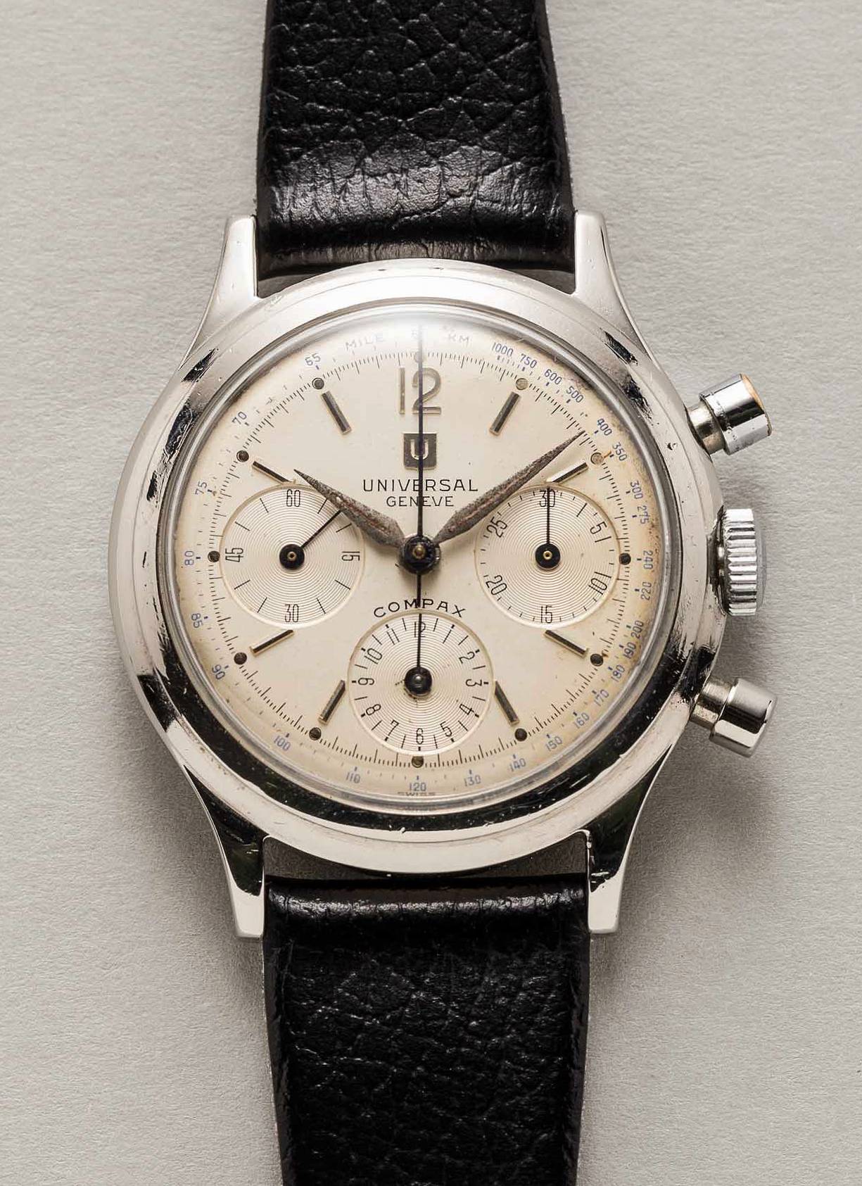 Universal Genève Compax Chronograph 22295 - Shuck the Oyster Vintage ...