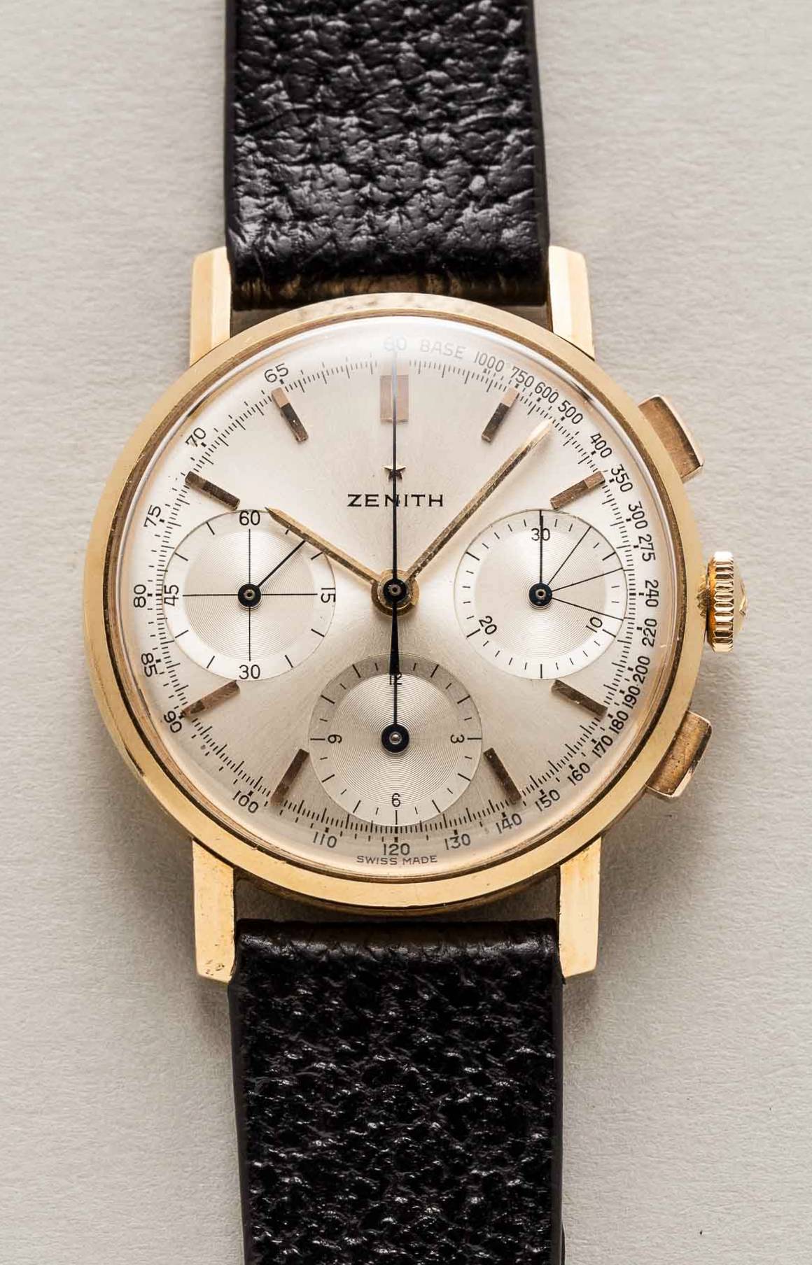 Zenith Tricompax Gold Vintage Chronograph - Shuck the Oyster Vintage Watches