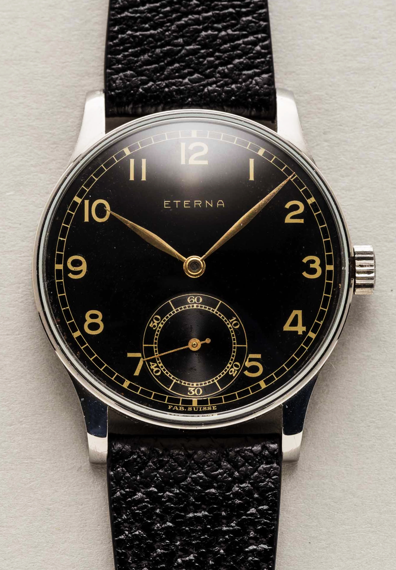 Eterna 41MM SUPERRARE - Vintage Calatrava Watches Shuck Oyster Wristwatch the Jumbo