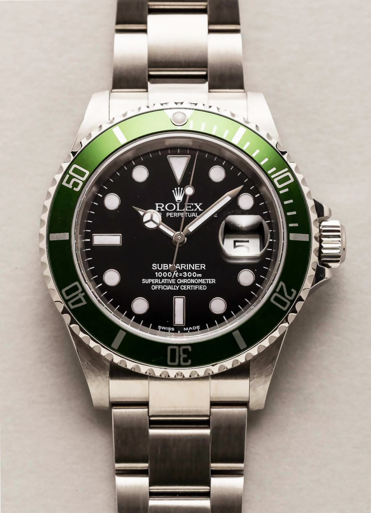 ROLEX SUBMARINER 16610 LV Y SERIES