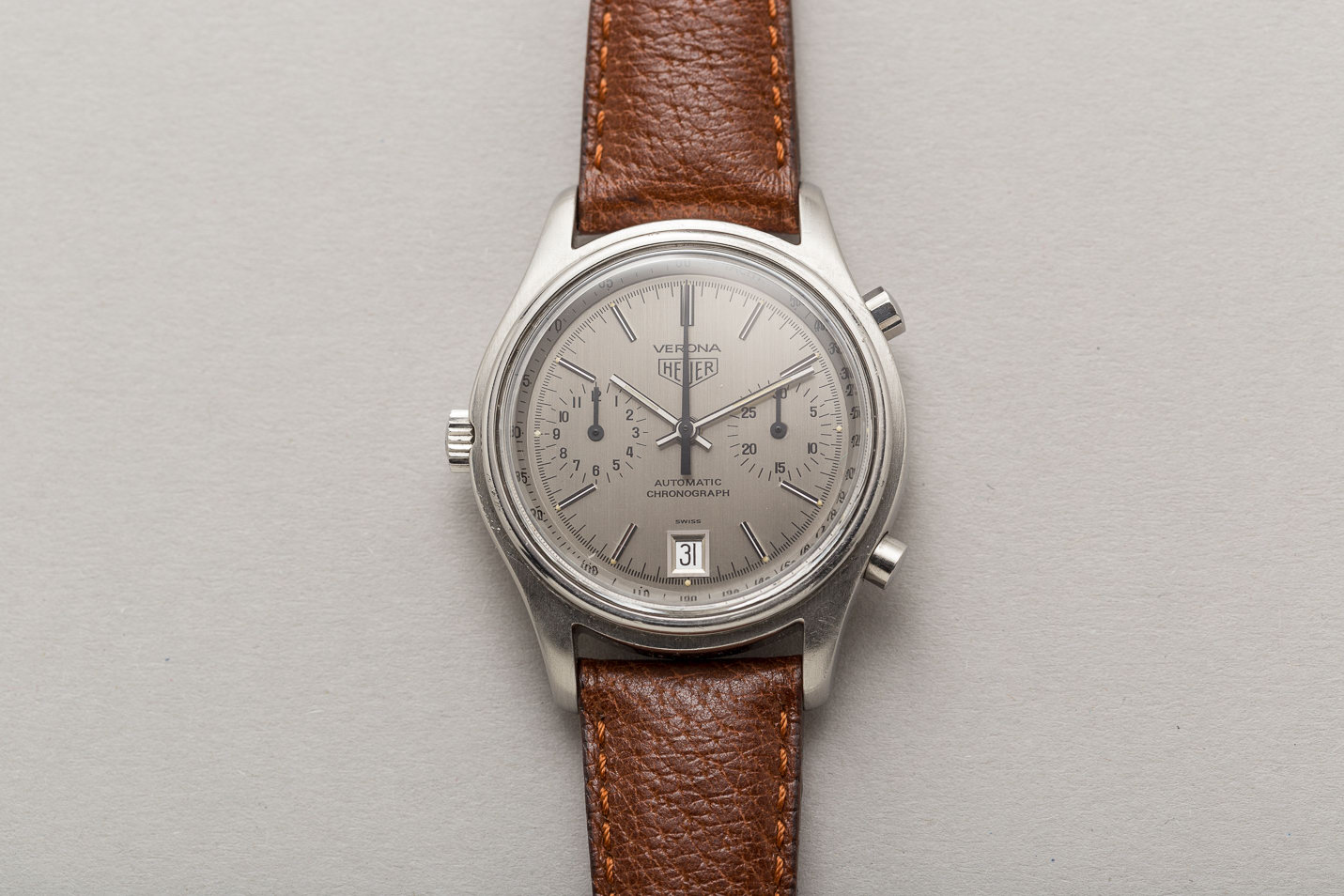 Heuer Verona Vintage Chronograph 110.213 - Shuck the Oyster Vintage Watches